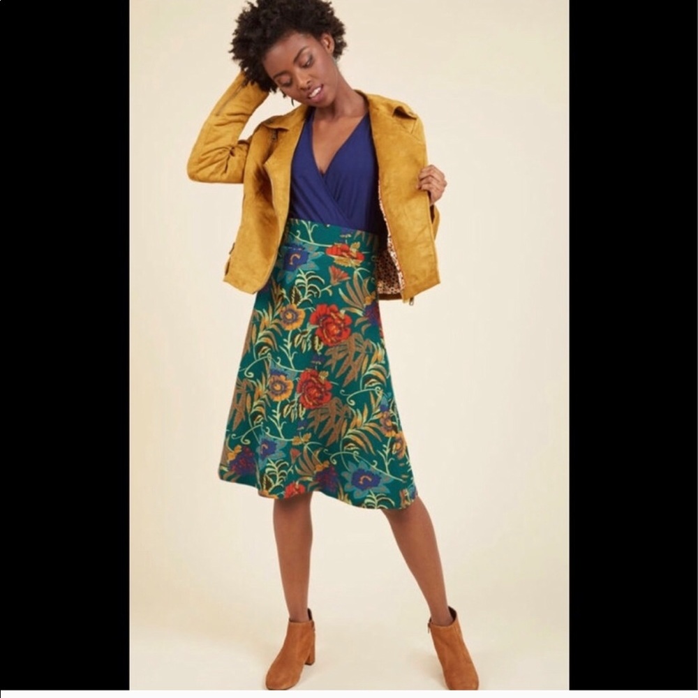ModCloth I Am What I Museum Midi Skirt